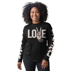 Cleo Apparel Love Long slitted slee…
